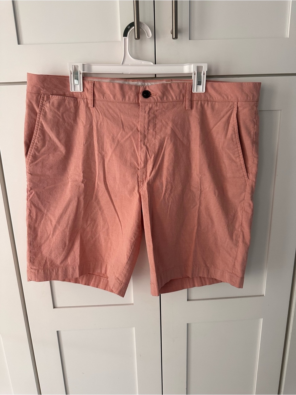 Goodthreads Flat Front Chino Shorts in Dusty Coral